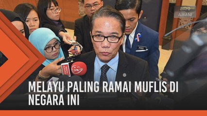 Melayu paling ramai muflis di negara ini