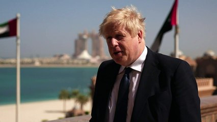 Johnson holds energy talks in United Arab Emirates