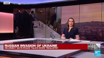 Russian invasion of Ukraine: Zelensky says peace talks more 'realistic'