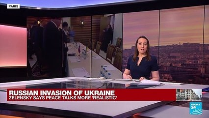Russian invasion of Ukraine: Zelensky says peace talks more 'realistic'