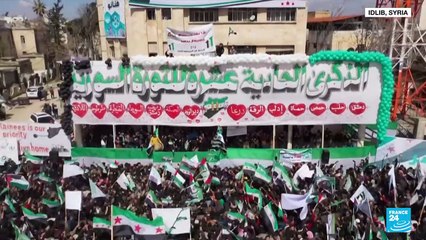 'Hold on': Syria enclave marks uprising with message for Ukraine