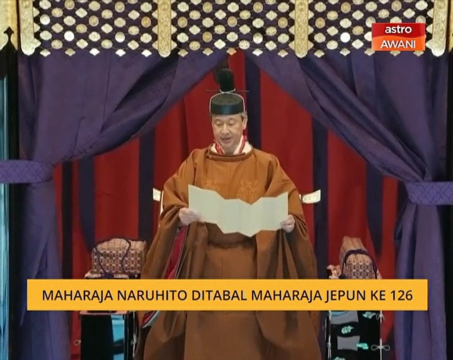 Maharaja Naruhito ditabal Maharaja Jepun Ke -126