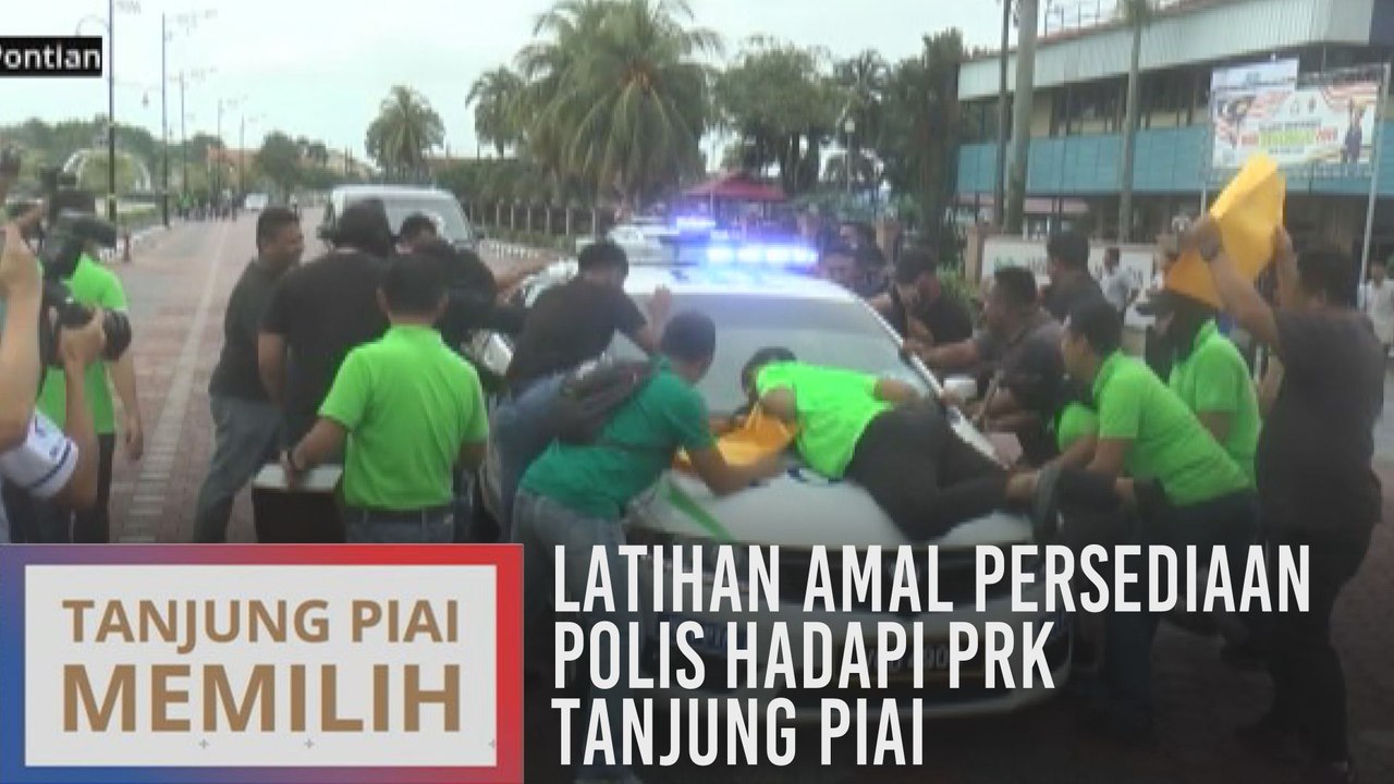 Latihan amal persediaan polis hadapi PRK Tanjung Piai