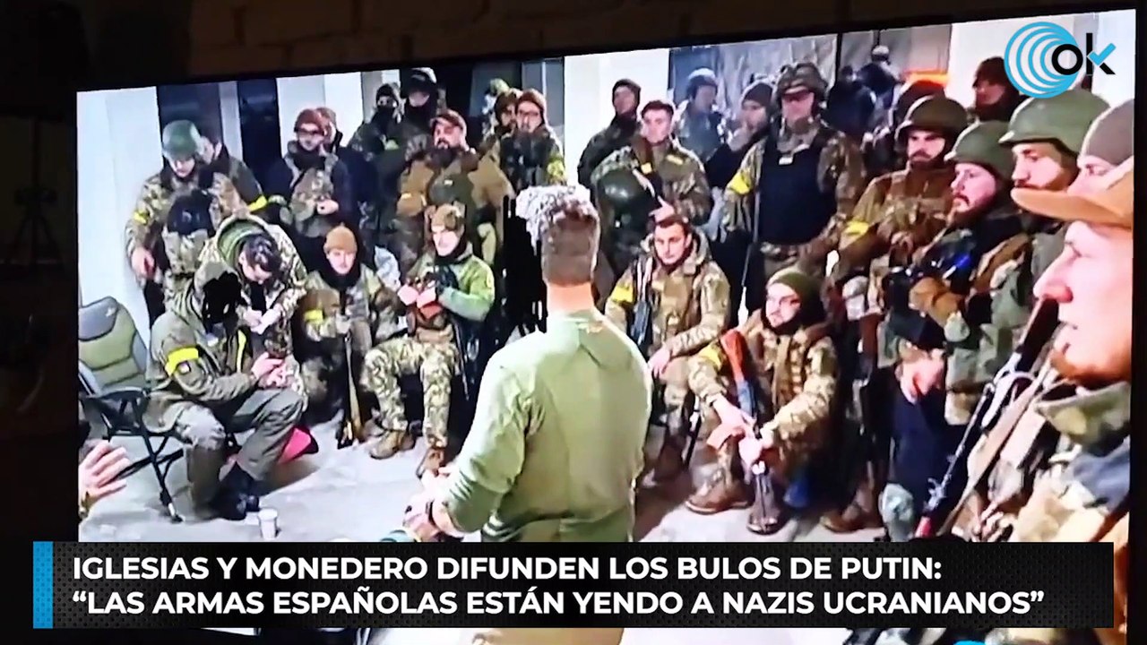 Iglesias y Monedero difunden los bulos de Putin...