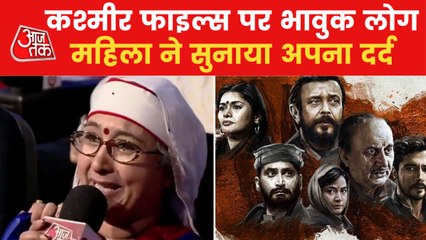 '7 lakh Kashmir files can be made...,' woman gets emotional