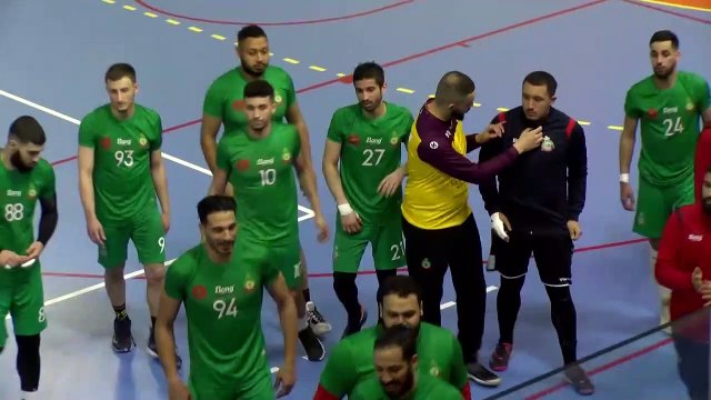 Images maritima: avec les handballeurs du Maroc lors de leur match à Martigues