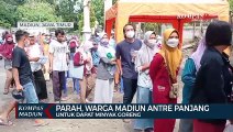 Parah, Warga Madiun Antre Panjang Untuk Dapat Minyak Goreng