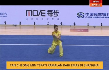 Tan Cheong Min tepati ramalan raih emas di Shanghai