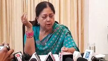 After all, what did Vasundhara Raje say watch the full video....script