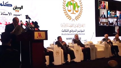 رئيس مجلس الدولة: السيسي وضع لبنة مؤتمر «أحكام القضاء» منذ 2015