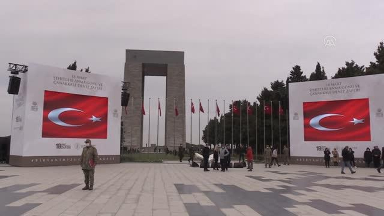 ÇANAKKALE - Gelibolu Yarımadası'nda Çanakkale Zaferi törenlerinin genel provası yapıldı