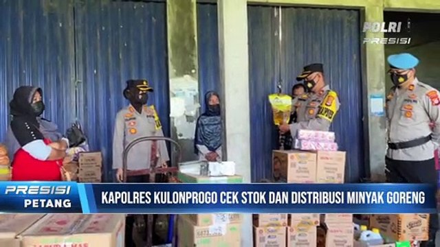 Kapolres Kulonprogo Pastikan Pasokan Minyak Goreng di Wilayah Kulonprogo