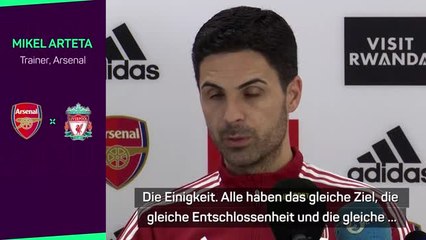 Arteta: "Fans und Einigkeit sind entscheidend"