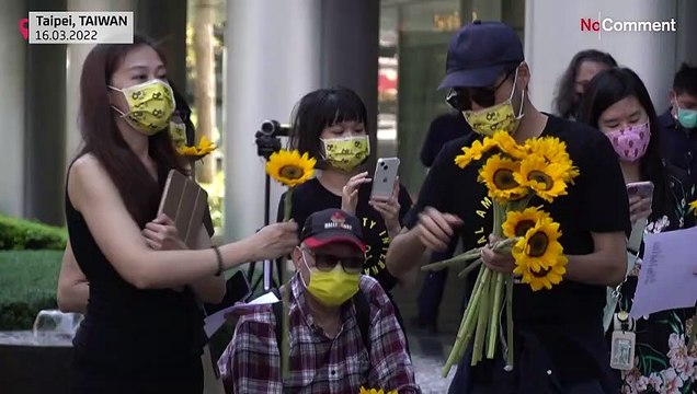 Taiwan musicians protest Ukraine invasion