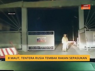 Lapan maut, tentera Rusia tembak rakan sepasukan