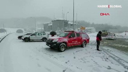 Son dakika! Bolu Dağı TEM otoyolu kapandı