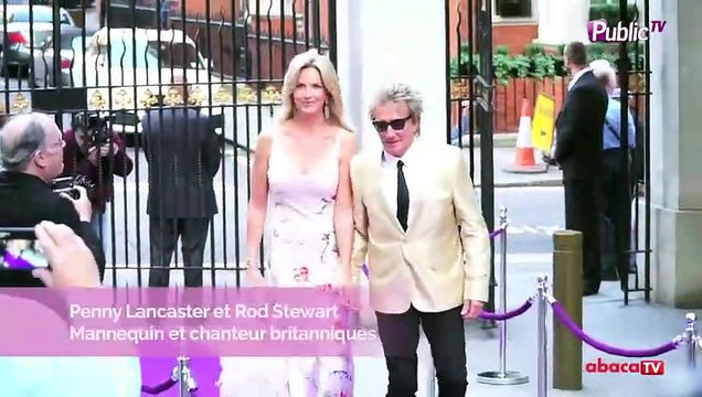 Rod Stewart et Penny Lancaster : un couple très complice au bal des Caudwell Children