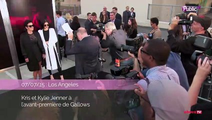 Exclu Vidéo : Kris Jenner et Kylie Jenner : invitées surprises à l'avant-première de Gallows