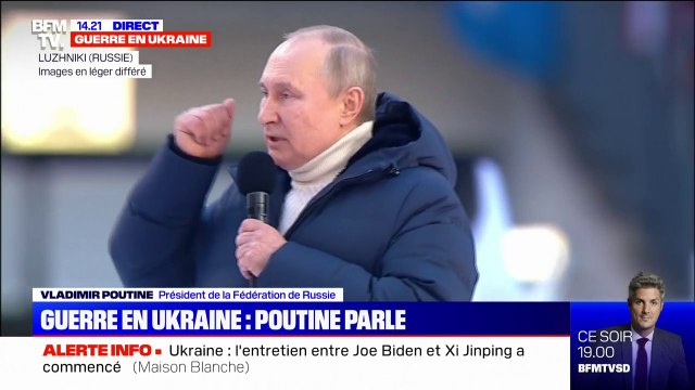 Nous allons réaliser tous nos plans aujourd'hui : Vladimir Poutine s'adresse aux Russes à l'occasion des 8 ans de l'annexion de la Crimée