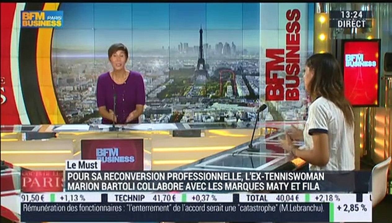 Marion Bartoli perte de poids BFM TV