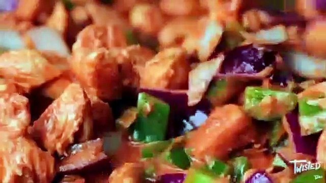 butter chicken deep dish pizza