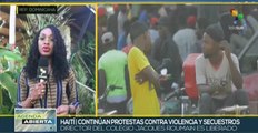 Situación de crisis social ante protestas en Haití