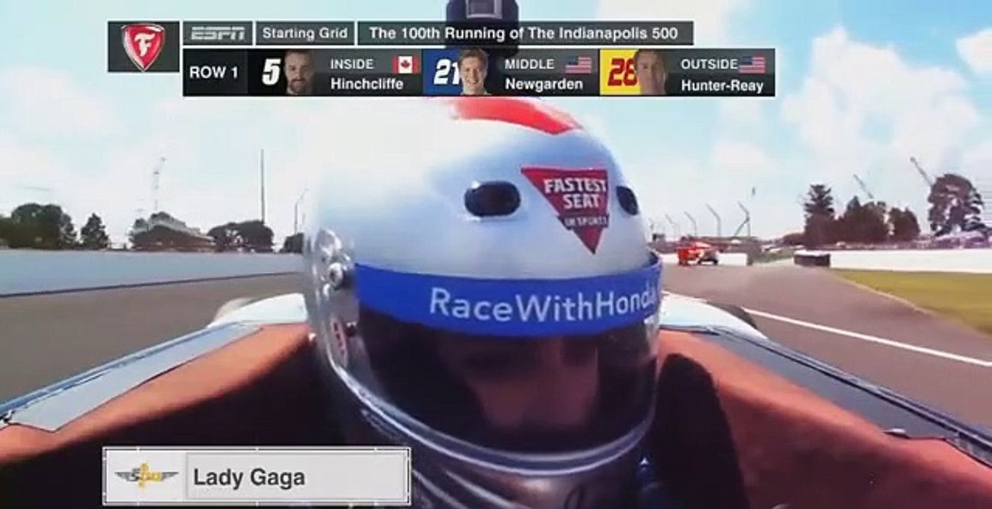 Lady Gaga en pilote de course !
