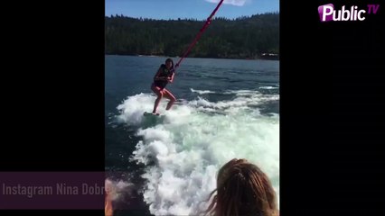 Nina Dobrev et le ski nautique : c’est pas encore ça  !