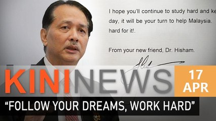 #KiniNews: Health DG receives 'friendship bracelet', replies 9-year-old fan