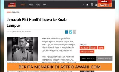 AWANI Pagi: Tumpuan berita utama 28 Okt 2019 di astroawani.com