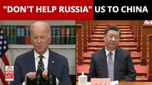 US warned China with consequences if it sends military aid to Russia