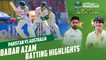 Babar Azam Batting Highlights | Pakistan vs Australia | 2nd Test Day 5 | PCB | MM2T