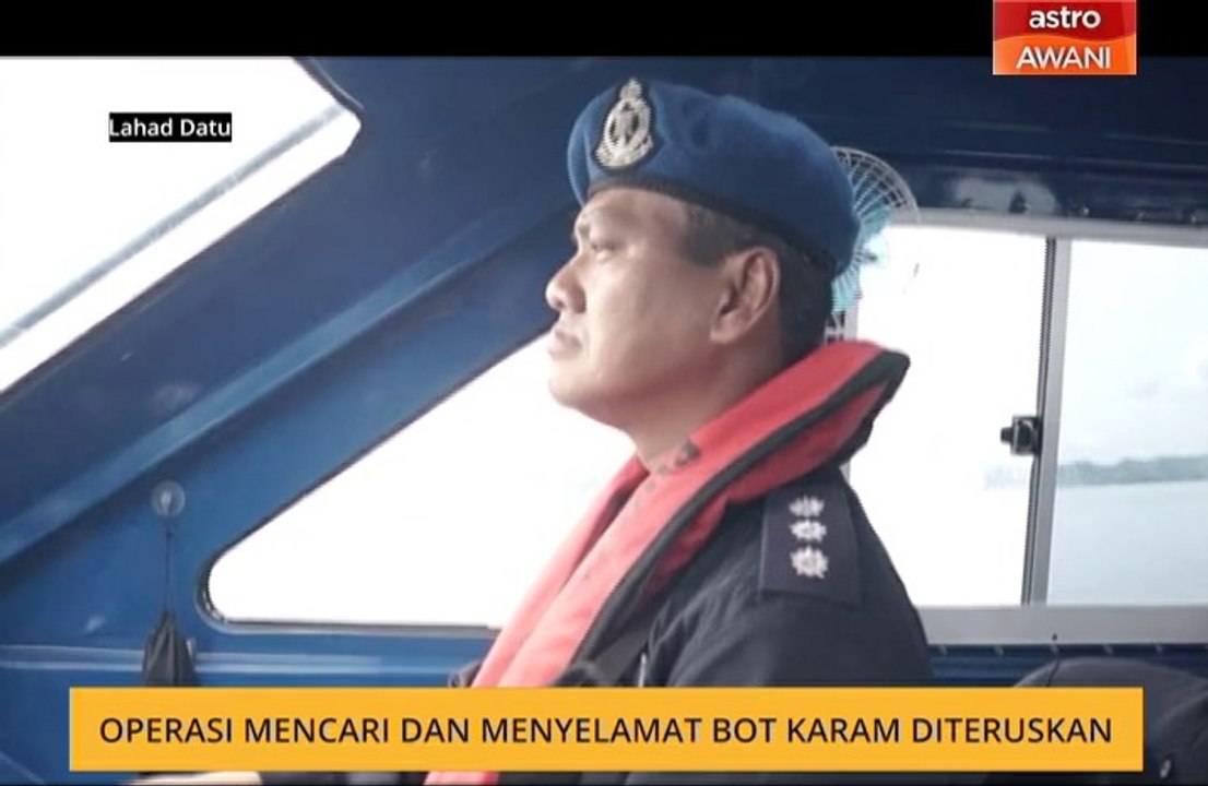 Operasi mencari dan menyelamat bot karam diteru...