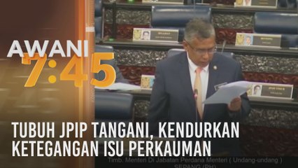 Tubuh JPIP tangani, kendurkan ketegangan isu perkauman