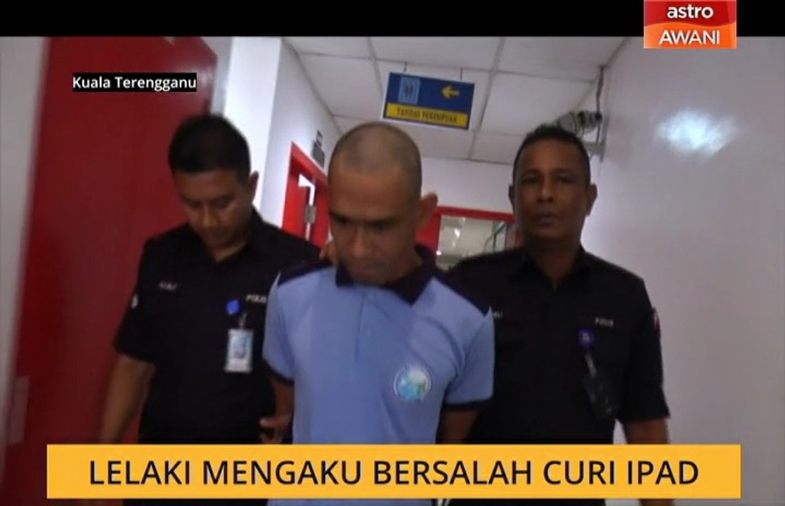 Lelaki mengaku bersalah curi iPad
