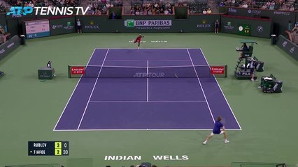 Red-hot Rublev dispatches Tiafoe