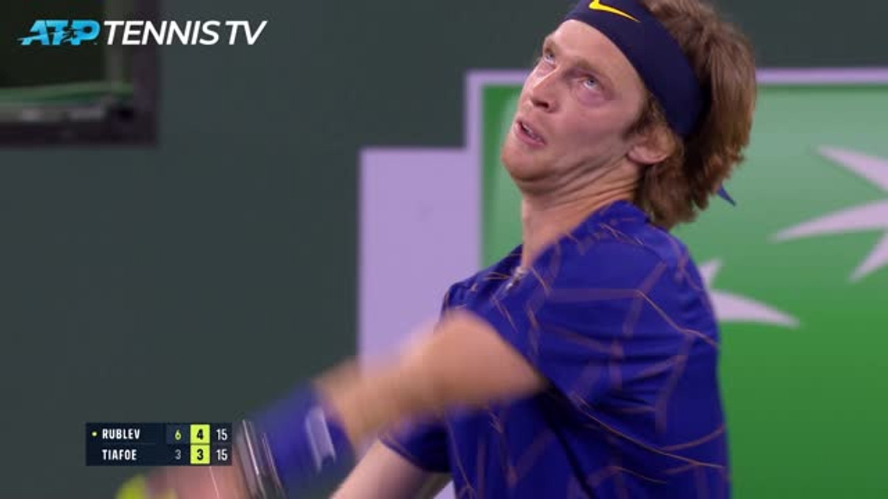 Red-hot Rublev dispatches Tiafoe