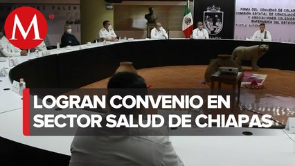 Escandón atestigua convenio entre CECAMED y Colegios Médicos