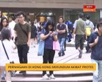 Perniagaan di Hong Kong merundum akibat protes