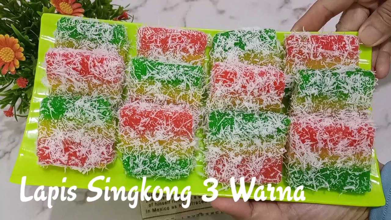 Lapis Singkong 3 Warna