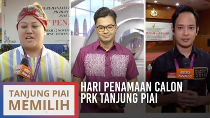 Hari penamaan calon PRK Tanjung Piai