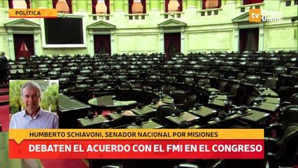 Debaten el acuerdo con el FMI en el Congreso