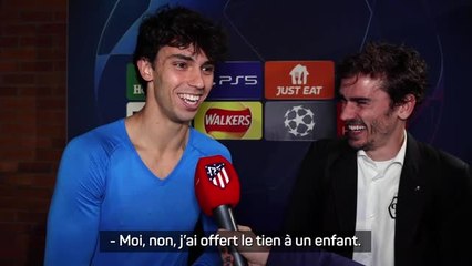 8es - Griezmann et João Félix expliquent la raison de leur échange de maillot