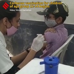 Corbevax vaccination for children of age group 12-14 begins