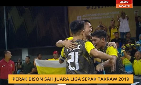Perak Bison sah juara Liga Sepak Takraw 2019