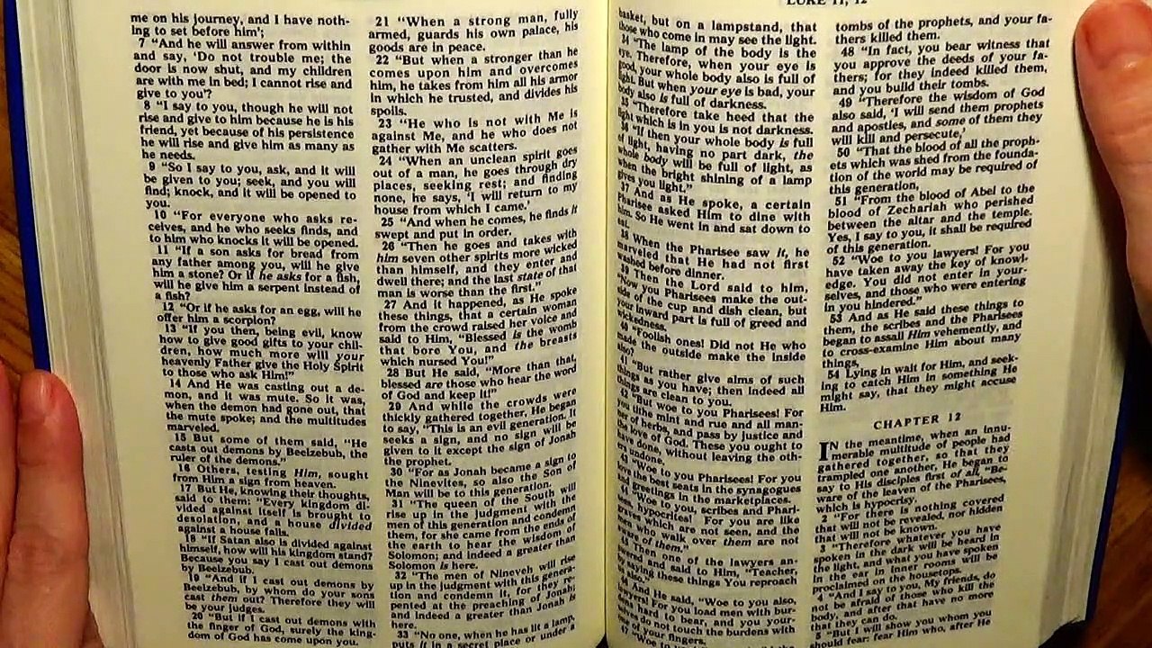 Luke 11, the New Testament