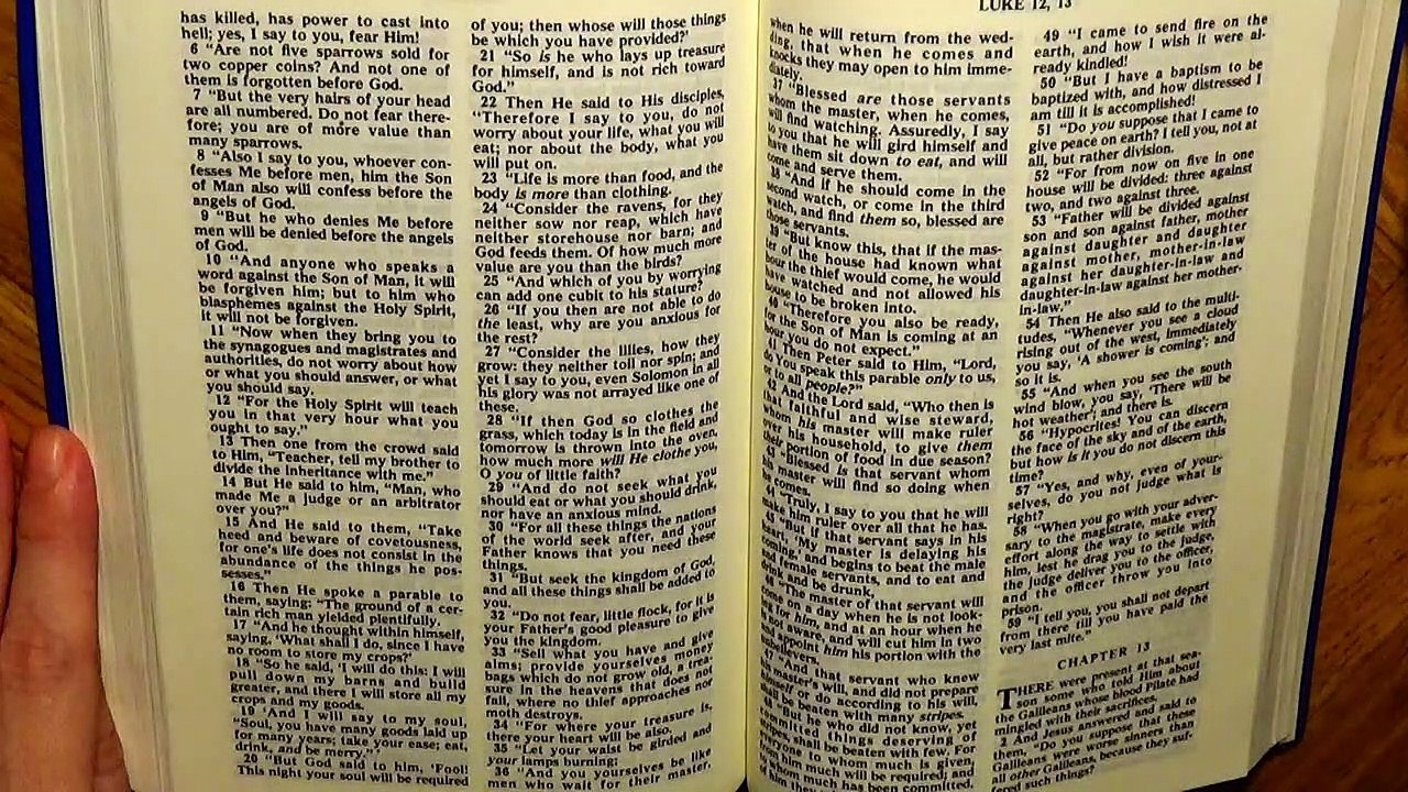 Luke 12, the New Testament