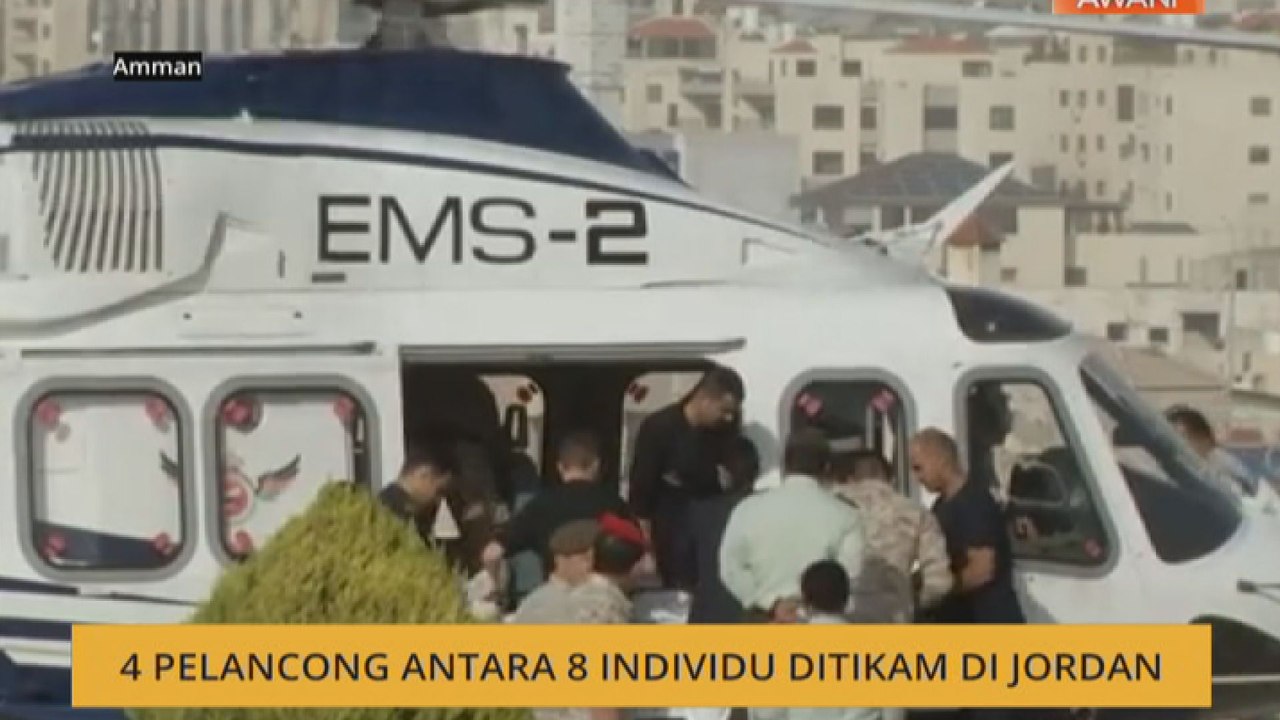 4 pelancong antara 8 individu ditikam di Jordan