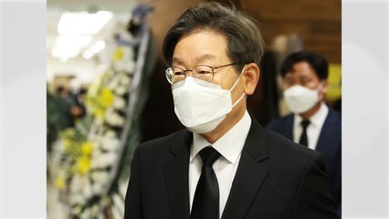 이재명, 낙선 인사 중 숨진 당원 조문...첫 외부 행보 / YTN