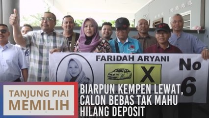 Biarpun kempen lewat, calon Bebas tak mahu hilang deposit